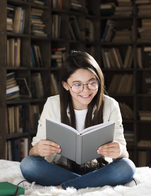 portrait-cute-young-girl-reading-book portrait-cute-young-girl-reading-book